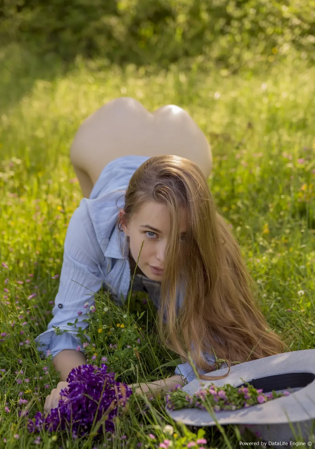 Girls in nature